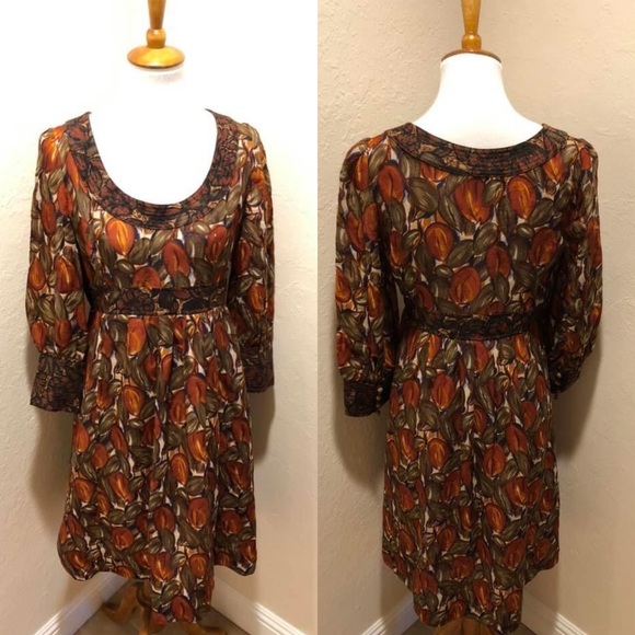 {Anthro} Plenty by Tracy Reese Printed dress - Picture 1 of 1